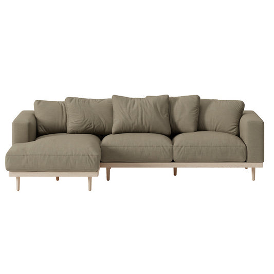 Andrea Sectional Sofa Left - Maple