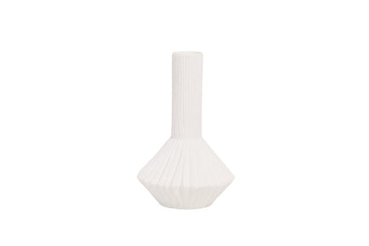 Pleated Mini Tall Bud Vase
