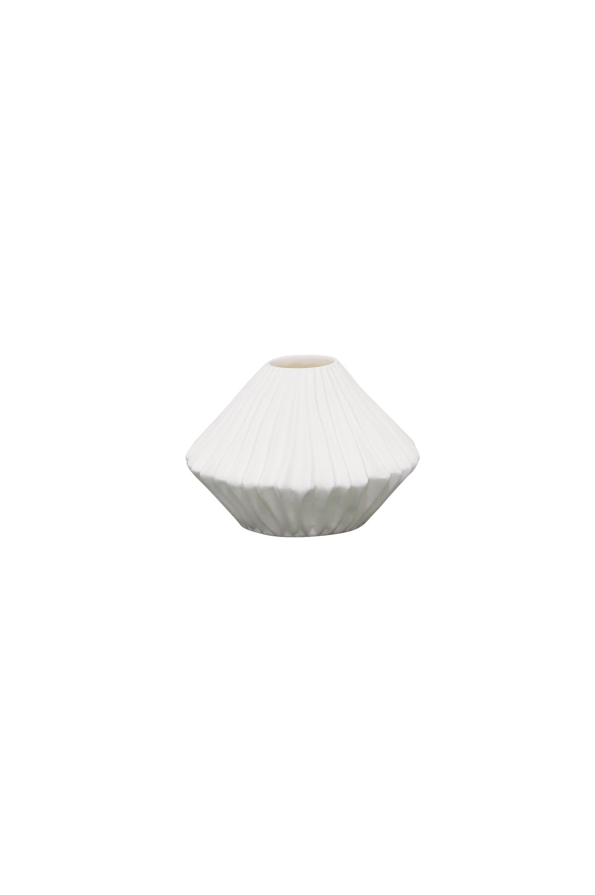 Pleated Mini Bud Vase