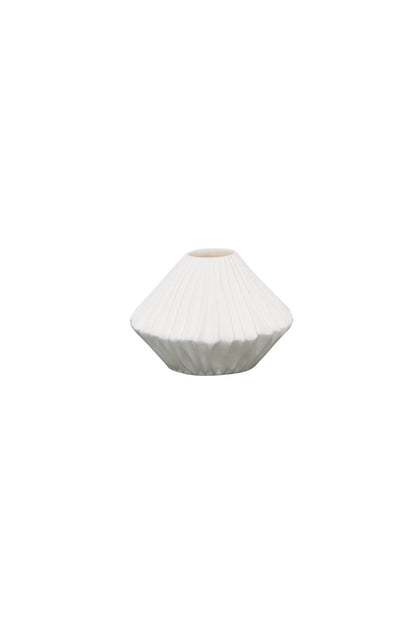 Pleated Mini Bud Vase