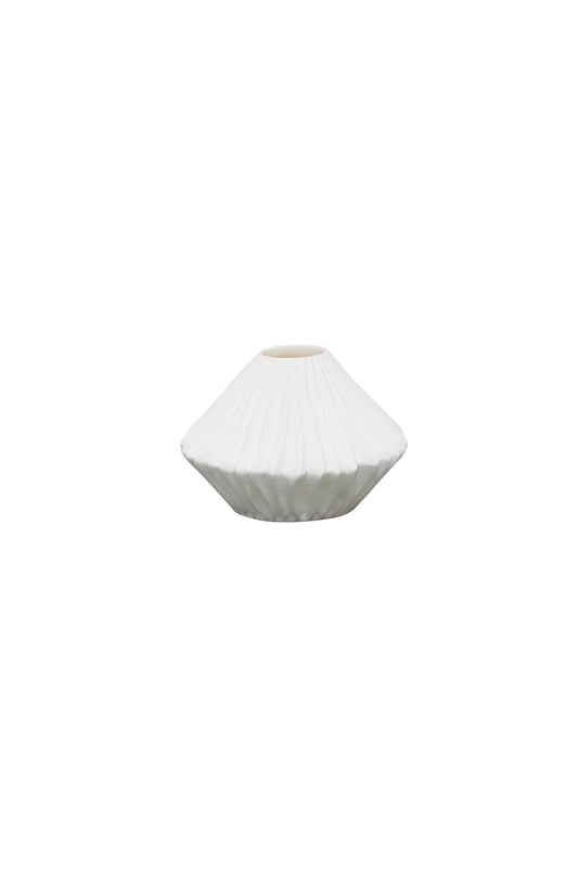 Pleated Mini Bud Vase