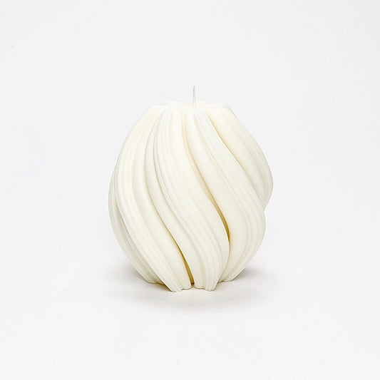 Twist Candle - Ivory